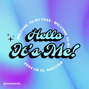 Disco Hello Instagram post Image Preview