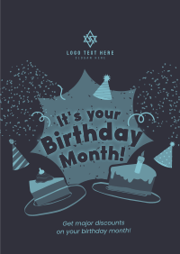 It's your Birthday Month Poster Image Preview