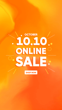 10.10 Online Sale Facebook story Image Preview