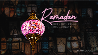 Ramadan Stained Lamp Zoom background Image Preview