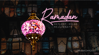 Ramadan Stained Lamp Zoom Background Image Preview
