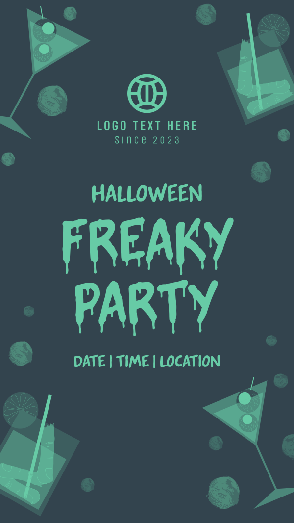 Freaky Party Facebook Story Design