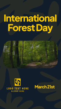 Forest Day Greeting YouTube short Image Preview