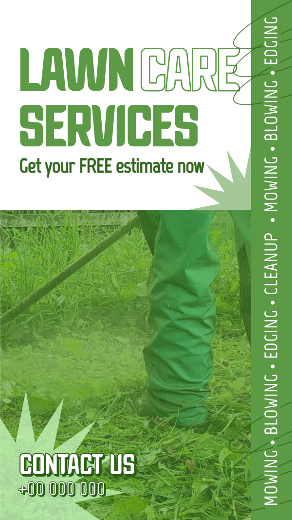 Professional Lawn Services Instagram Story Design