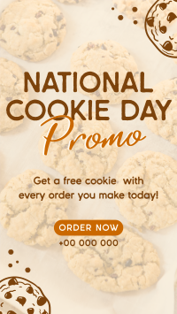 Cookie Day Discount TikTok video Image Preview