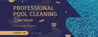 Professional Pool Cleaning Service Facebook cover Image Preview