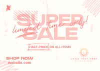 Street Style Super Sale Postcard Image Preview