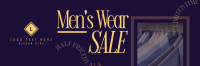 Men's Fashion Sale Twitter Header Image Preview
