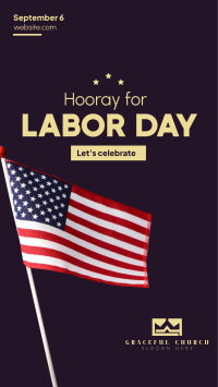 Happy Labor Day Facebook story Image Preview