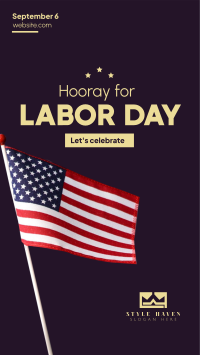 Happy Labor Day Facebook story Image Preview