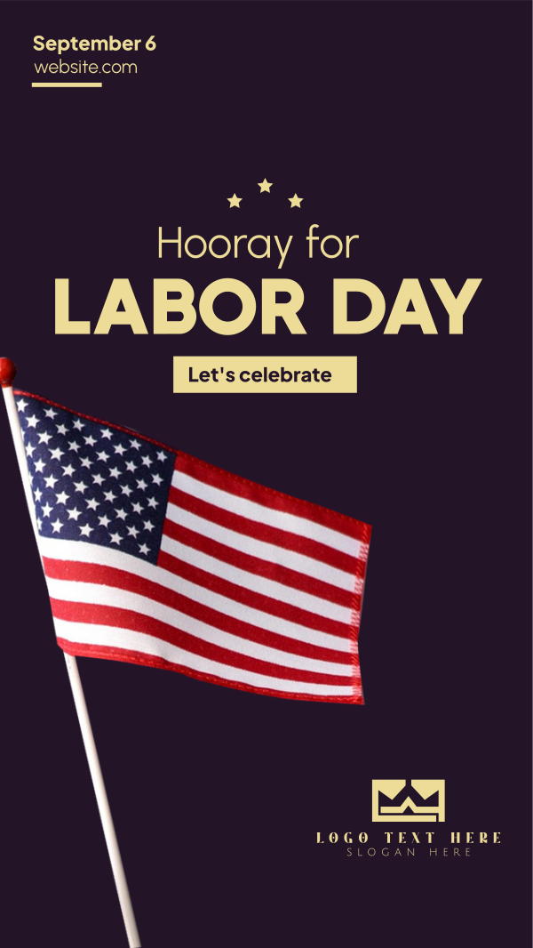 Happy Labor Day Facebook Story Design Image Preview