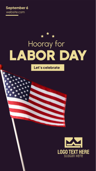 Happy Labor Day Facebook story