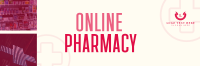 Online Pharmacy Business Twitter Header Preview