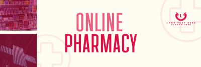 Online Pharmacy Business Twitter header (cover) Image Preview