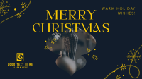 Solemn Christmas Candles Facebook Event Cover Image Preview