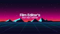 Film Editor's Channel YouTube Banner Design