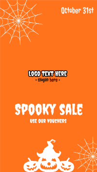 Halloween Spooky Sale  Instagram story Image Preview