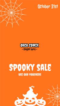 Halloween Spooky Sale  Instagram story Image Preview