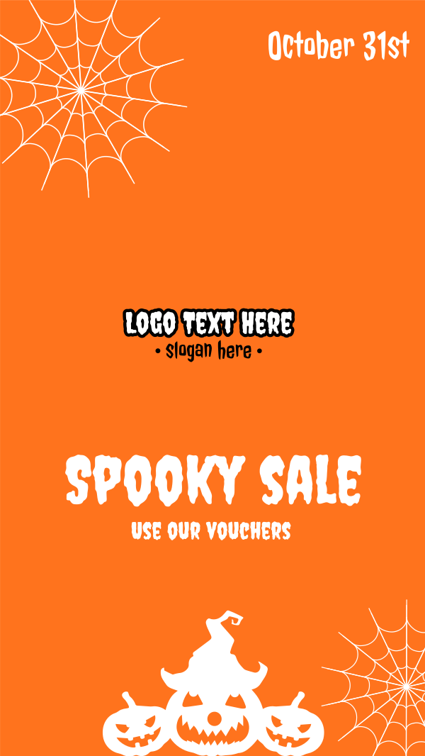 Halloween Spooky Sale  Instagram Story Design Image Preview