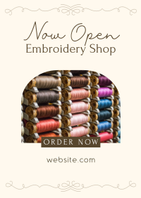 Embroidery Materials Poster Image Preview