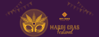 Mardi Gras Festival Facebook cover Image Preview