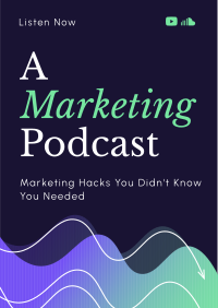 Marketing Professional Podcast Flyer Image Preview