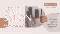 Fancy Nail Service Facebook Event Cover Design