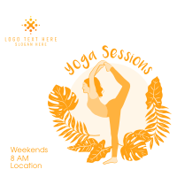 Yoga Sessions Instagram Post Design