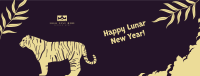 Lunar Tiger Greeting Facebook cover Image Preview