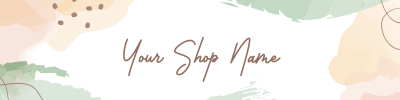 Pretty Watercolor Etsy Banner Image Preview