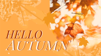 Autumn Greeting Facebook Event Cover Design