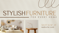 Stylish Furniture Store Facebook event cover Image Preview