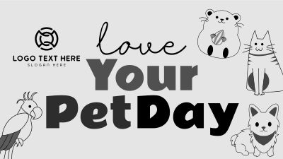 Love Your Pet Day Facebook event cover Image Preview