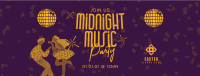 Midnight Music Party Facebook cover Image Preview