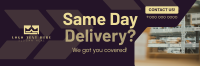 Professional Delivery Service Twitter header (cover) Image Preview