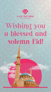 Eid Al Adha Greeting Instagram Reel Design