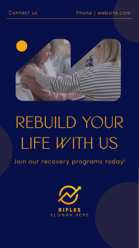 Modern Rehabilitation Service Facebook Story Design