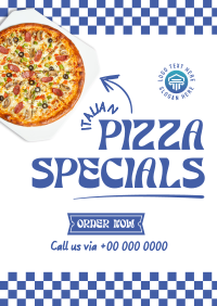 Classic Pizzeria Specials Poster Preview