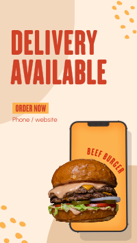 Burger On The Go Facebook story Image Preview