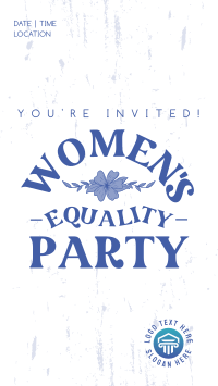 Women's Equality Celebration Facebook Story Design