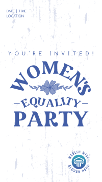 Women's Equality Celebration Facebook story Image Preview