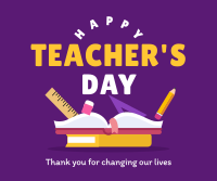 Teachers Special Day Facebook Post Design