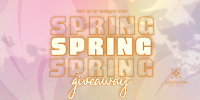 Exclusive Spring Giveaway Twitter Post Image Preview