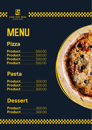 Pizza Circles Menu Image Preview