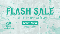 Guitar Flash Sale Facebook Event Cover Design