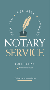 The Trusted Notary Service Instagram Story Design