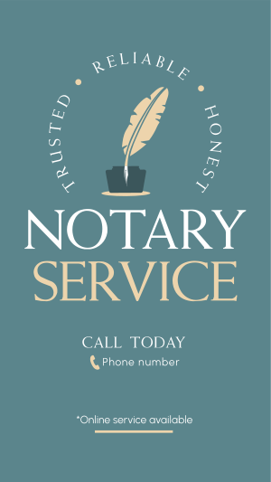 The Trusted Notary Service Instagram story Image Preview