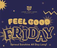 Feel Good Friday Facebook Post Design