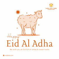 Eid Al Adha Lamb Instagram Post Design
