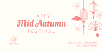 Happy Mid Autumn Festival Twitter post Image Preview